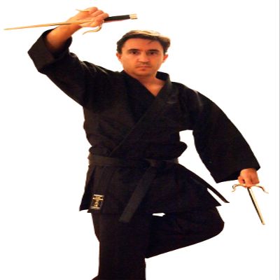 Kamikaze America-Kobudo Karate Gi Jacket Only Black 100% Cotton (7/200 cm)