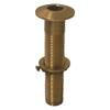 Groco THXL1500W Extra Long Thru-Hull Connector Pipe 1-1/2 NPS NPT Cast Bronze view 1