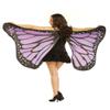 Fun World Big Girl's 6/in Butterfly Adlt Wings Childrens Costume, Multi, Standard view 4
