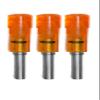 Lumenok Carbon Impact Flat Bolt End (3-Pack), Red view 1