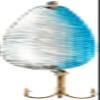 Sierra Spoon Hologram Lure, Blue Swirl, 1-Ounce view 1