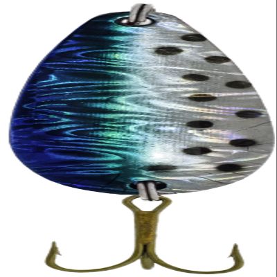 Sierra Spoon Green Swirl Black Dot Hologram Lure, 1/2 Oz, 1 Piece