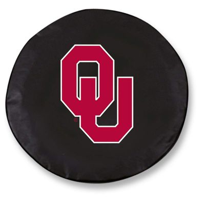 Holland Bar Stool 25.5" x 8" Oklahoma University Tire Cover - Black