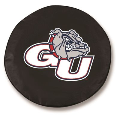 Gonzaga Tire Cover - Size Y - (32.25"x12") on Black Vinyl