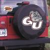 Gonzaga Tire Cover - Size Y - (32.25"x12") on Black Vinyl view 2