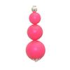 NEON PINK CERCEAU Silver Plated Clip On Earrings view 2