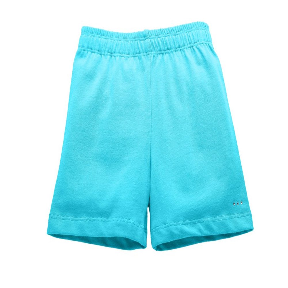 Sparkle Farms Girls Under Dress, Skirt, Uniform Short for Playground Modesty, Aqua, Size 7/8