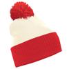 Beechfield Snowstar Two-Tone, Black/Bright Red, One Size view 4