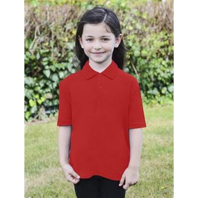 Casual Classic Childrens/Kids Polo (3-4 Years (41 inches)) (Red)