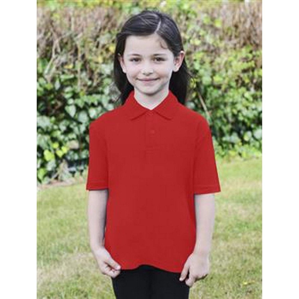 Casual Classic Childrens/Kids Polo (3-4 Years (41 inches)) (Red)
