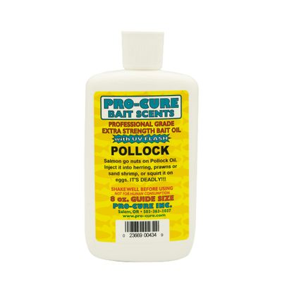 Pro-Cure Pollock Bait Oil, 8 Ounce