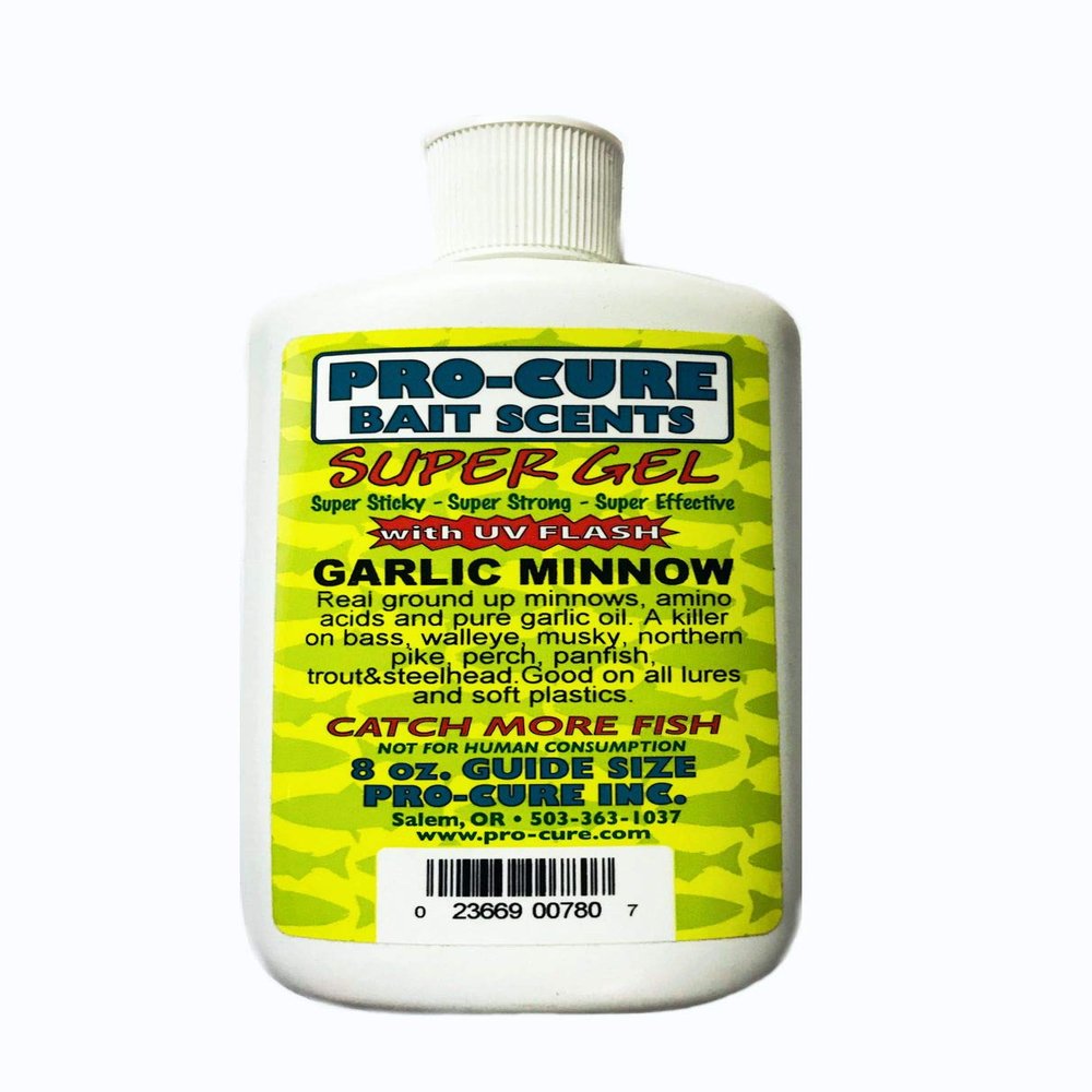 Pro-Cure Garlic Minnow Super Gel, 8 Ounce