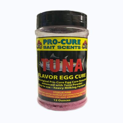 Pro-Cure Tuna Flavor Egg Cure, Steelie Pink, 12 Ounce