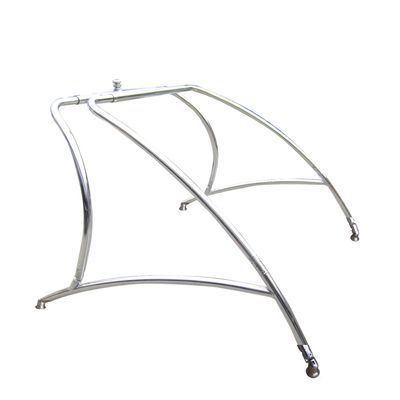 Krypt Pro Air Universal Wakeboard Tower HeavyDuty 2.25" Aircraft Aluminum, Fits 76"108" Beams, QuickFold Design, Adjustable Mounts, Polished Finish Wakeboard Boat Tower for All Water Sports