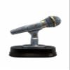 Microphone Trophy with 3 Lines of Custom Text view 4