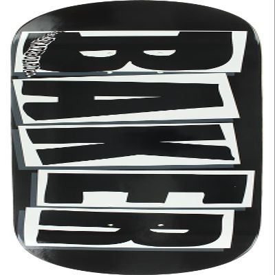 Baker Brand Logo Skateboard Deck-8.47 BLK/WHT