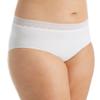 Bali Women's Comfort Revolution Seamless Brief Panty, White Diamond, 8/9 view 3