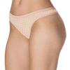 Barely There Women's Flex Fit Thong, S/5-Soft Taupe Dots view 3
