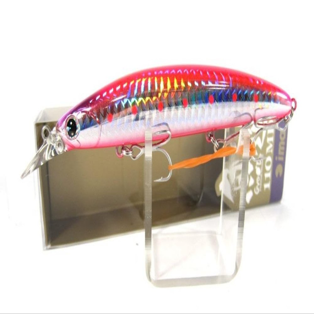 AMZ Design (ima) Minnow Fishway MD 4.3 inches (110 mm), 0.6 oz (19 g), Pink Sardine #HG105 34542 Lure