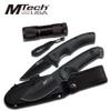 MTECH USA MT-473B Combo Knife Set 9-Inch/4.5-Inch, Black/Green view 3