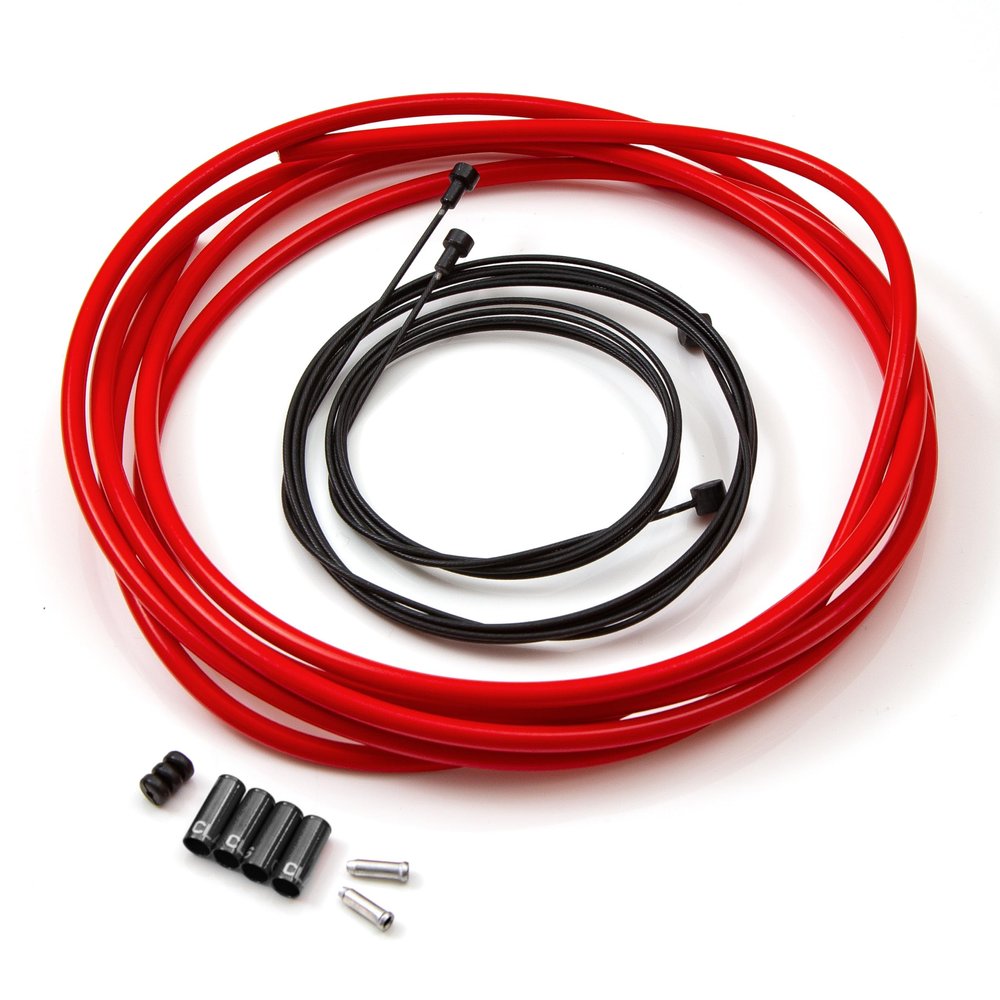 CLARK'S Zero G Light Weight Brake Kit Compatible with MTB/Hybrid & Road Red