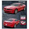 CarBeyondStore, Compatible with - Chevrolet Camaro 5th Gen Energy Graphic Kit - Gloss Black view 1