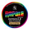 Rapala RXC150M08MC 4 Braided PE Line, Rapinova X, Multicolor, 164.0 yd (150 m), No. 0.8, 17.8 lbs (17.8 kg), 5 Colors Per 10 m view 1