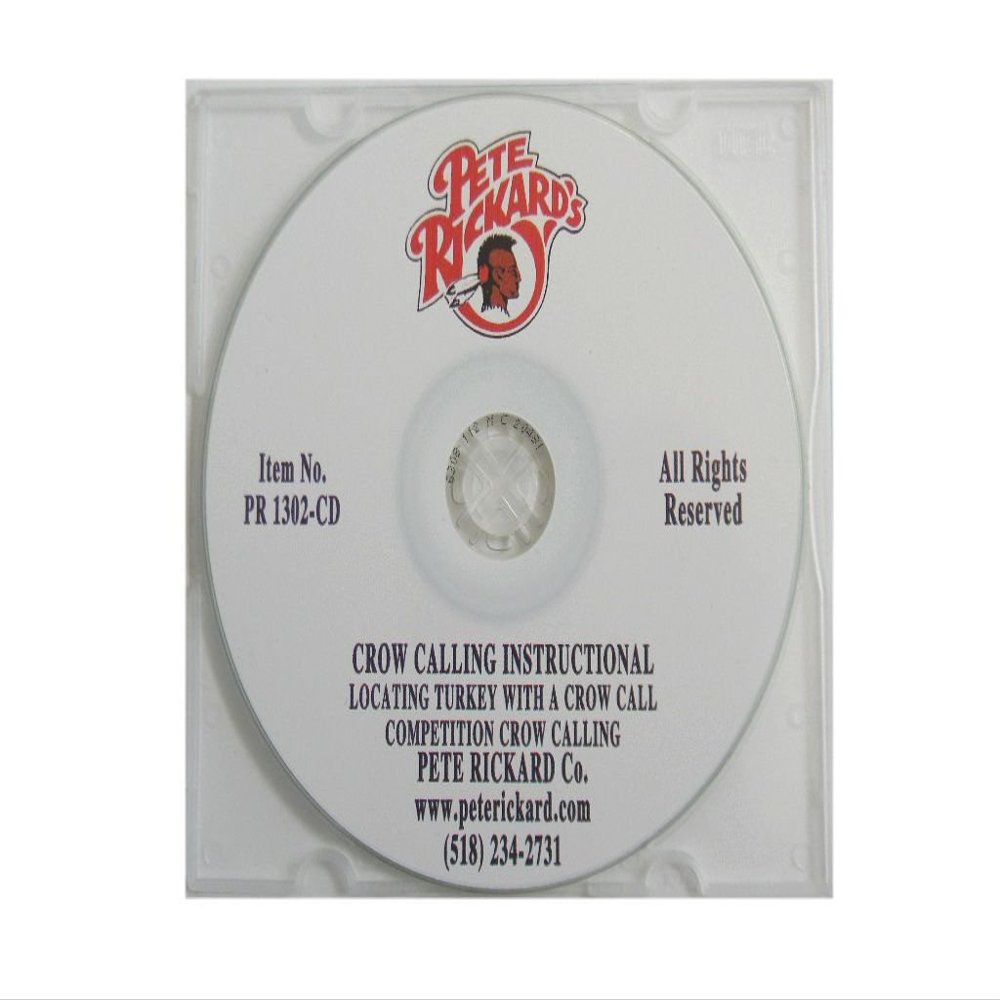 Pete Rickard's 1302CD Crow Calling Instructional Locating Turkey CD