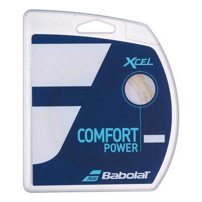 Babolat Unisex's Xcel 12M String, White/Natural, Size 135