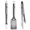 NCAA Siskiyou Sports Fan Shop LSU Tigers Stainless Steel BBQ Set 3 piece Brushed Metal view 1