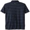 Greg Norman Collection Boy's Protek Micro Pique Stripe Polo Shirt, Navy, Small view 2