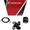 Mercury Vengeance 3 Blade Stainless Steel Propeller 13 x 18 Pitch Prop view 1
