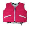 kuvvy: Girls Kid's Utility Vest Hibiscus/Fleecypaws M view 1