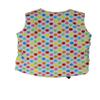 kuvvy: Girls Kid's Utility Vest Blue/Fleecydots M view 3