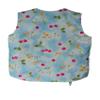 kuvvy: Girls Kid's Utility Vest Turquoise/Cherry XL view 2