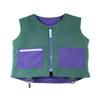 kuvvy: Unisex-Children Kid's Utility Vest Marine/Fleecygreen XL view 4