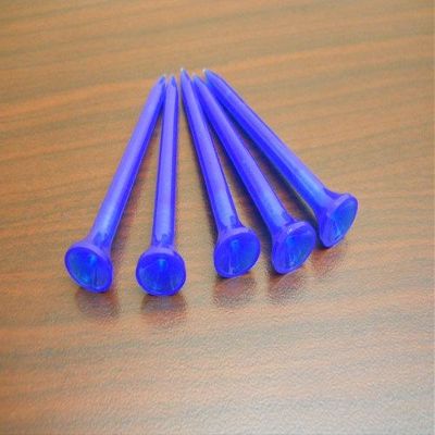 FUKUTOMI 70mm 2 3/4" Biodegradable Plastic Golf Tees 4000 piece (TRANSPARENT BLUE)