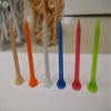 FUKUTOMI 70mm 2 3/4" Biodegradable Plastic Golf Tees 4000 Piece (Transparent Green) view 3