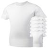 Gildan Men's SoftStyle Fashion Double-Needle T-Shirt, White, XL (Pack of 6)