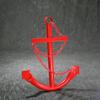 Nautical Anchor - Classic Navy Anchor with Chain (Red, 2ft) view 1