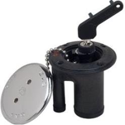 Perko Locking Insert 0525-DP0-BLK, Black, Key Lock, Boating Deck Hardware