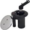 Perko Locking Insert 0525-DP0-BLK, Black, Key Lock, Boating Deck Hardware view 1