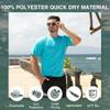 Kanu Surf Mens Swim Shirt with Short Sleeves  UPF 50+ Rash Guard for Men with Quick-Dry Fabric (X-Large) view 2