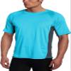 Kanu Surf Mens Swim Shirt with Short Sleeves  UPF 50+ Rash Guard for Men with Quick-Dry Fabric (Small) view 1