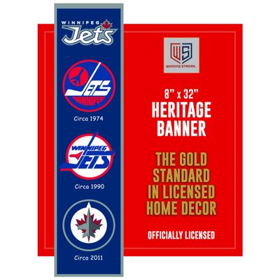 NHL Winnipeg Jets Heritage Banner