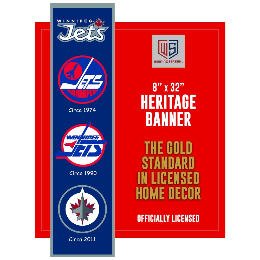 NHL Winnipeg Jets Heritage Banner