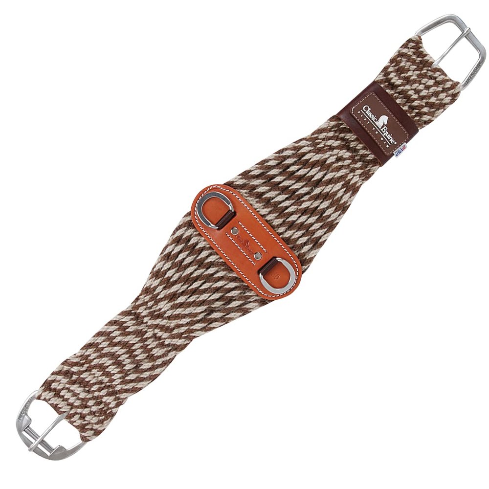Classic Equine Classic Roper Cinch 27 Strand, Color: Mohair/Alpaca, Size: 36 (CRCMA36)