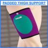 Proline Padded Thigh Support In Neoprene, Color - Purple/Mint, Size - Medium view 1