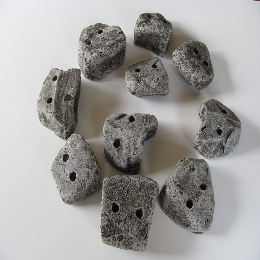50 Large Kids Rock Climbing Holds. Screw ons.