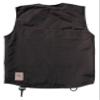kuvvy: Girls Kid's Utility Vest Black/Black"Spy"L view 2